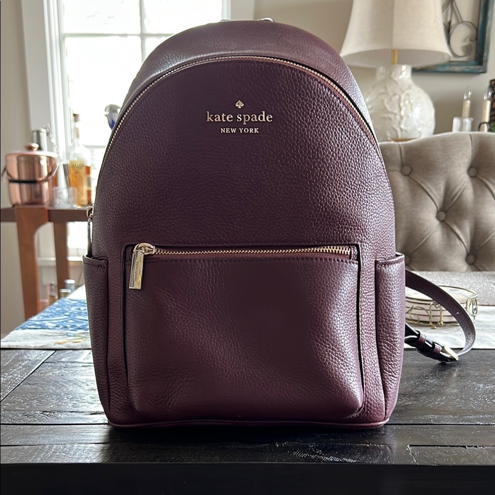 Kate Spade Burgundy Backpack